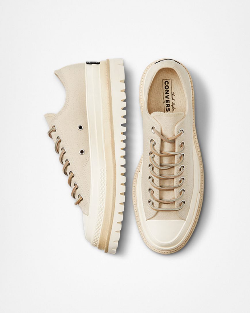 Women's Converse Chuck 70 LTD Lugged Low Top Platform Shoes Beige | AU 30451C